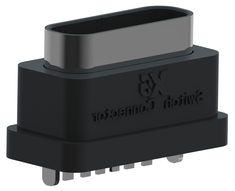 XB-ATCF-06-002 TYPE C 6 P立挿防水メスホルダーH=6.8 mm（Cタイプ）