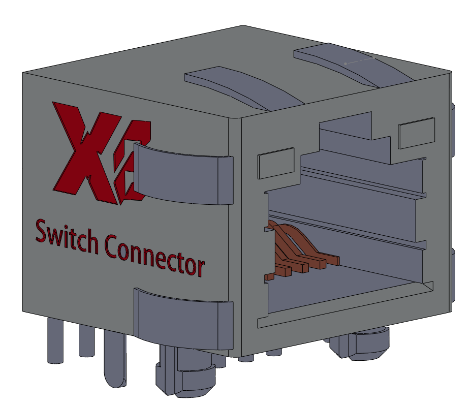 Modèle XB - 5ja - 1x1 - 8p8c - led - S - E